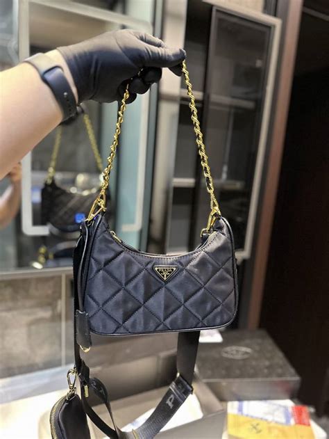 prada hobo combo